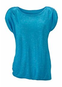 Lascana, Damen Kurzarmshirt, Blau