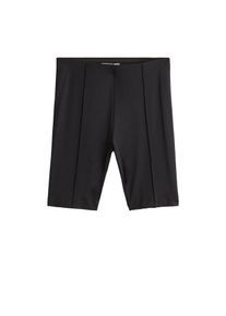 Violeta by Mango, Damen Leggings 'Bike-I', Schwarz