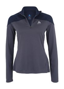 Odlo, Damen Sportpullover, Blau / Grau