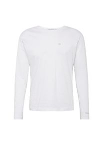 Calvin Klein Jeans, Damen Shirt 'CKJ EMBROIDERY LS REG TEE', Weiß