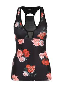 Guess, Damen Top 'RUNNING TOP', Rot / Schwarz