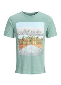 Jack & Jones JACK & JONES, Herren T-Shirt, Gr&uuml;nmeliert