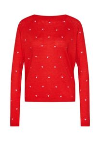 Véro Moda VERO MODA, Damen Pullover 'VMHERA LS O NECK BLOUSE', Rot