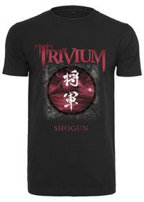 Mister Tee, Herren T-Shirt 'Trivium Shogun', Rot / Schwarz