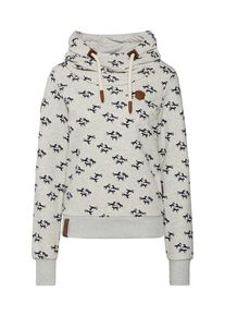 Naketano, Damen Sweatshirt 'Double Apple Martinies', Graumeliert