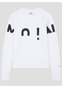 H.I.S. HIS JEANS, Damen Sweatshirt, Schwarz / Wei&szlig;