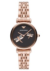 Emporio Armani, Damen Uhr 'AR11206', Rosegold / Schwarz