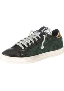 P448, Damen Sneakers, Ocker / Goldgelb / Graphit / Dunkelgr&uuml;n / Silber