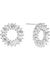 SIF JAKOBS, Damen Ohrstecker 'Antella Circolo SJ-E0324-CZ', Silber