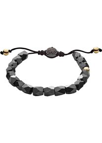 Diesel, Herren Armband 'DX1136710', Gold / Anthrazit