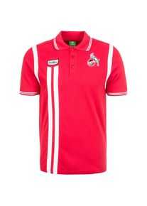 Erima, Herren '1. FC K&ouml;ln' Retro Poloshirt, Rot / Wei&szlig;
