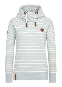 Naketano, Damen Sweatshirt 'Rap Magelan', Hellgrau / Mint