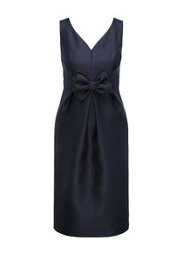 Apart, Damen Abendkleid mit Zierschleife an der Taille, Nachtblau