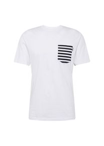 Carhartt Work In Progress Carhartt WIP, Herren T-Shirt 'Contrast Pocket', Navy / Weiß