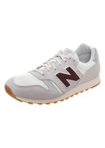 New Balance, Herren Sneaker 'ML373-WW-D', Creme / Hellgrau / Weinrot