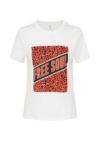Only, Damen Shirt 'S/S BOX TOP JRS', Wei&szlig;
