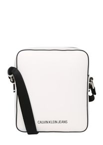 Calvin Klein Jeans, Herren Tasche 'MICRO FLAT PACK', Schwarz / Weiß