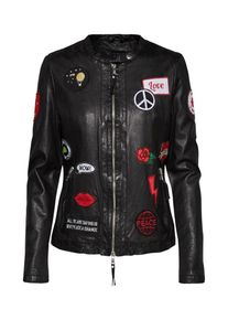 Be Edgy, Damen Lederjacke 'Jada', Schwarz