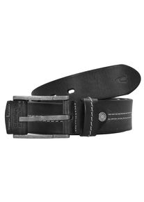 Camel Active, Herren G&uuml;rtel V Leder 110 cm, Schwarz