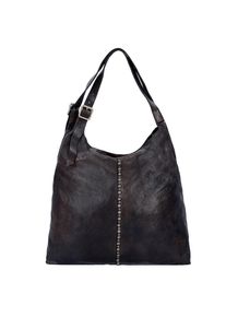 Campomaggi, Damen Damiana Shopper Tasche Leder 42 cm, Dunkelbraun