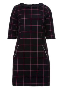 SheeGOTit, Damen Kleid, Cyclam / Schwarzmeliert