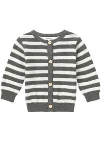 Noppies, M&auml;dchen Strickjacke Daone, Creme / Dunkelgrau