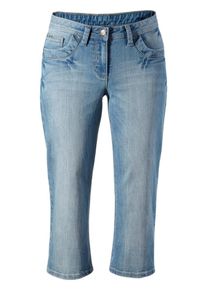 Cheer, Damen Caprijeans, Blue Denim