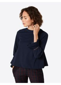 Rich & Royal Rich & Royal, Damen Bluse 'Longsleeve', Blau