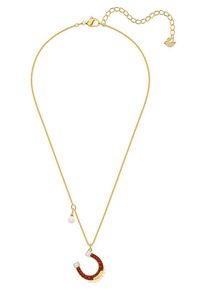 Swarovski, Damen Kette 'Lucky Goddess 5464197', Gold / Rot / Weiß