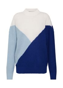 Only, Damen Pullover, Blau / Weiß
