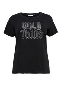 Only Carmakoma, Damen Shirt 'carBLACK SS TEE', Schwarz