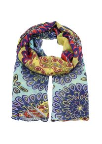 Desigual, Damen Tuch 'Interruption', Pastellblau / Mischfarben
