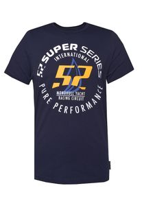 Code-Zero, Herren T-Shirt 'TP52 Ocean', Navy / Gelb / Wei&szlig;