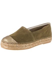 macarena, Damen Espadrilles, Gold / Oliv