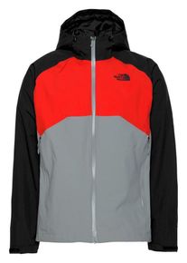 The North Face, Herren The North Face Funktionsjacke »STRATOS«, Grau / Dunkelorange / Schwarz