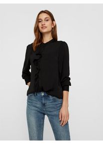 Véro Moda VERO MODA, Damen Hemd, Schwarz