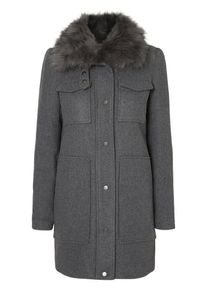 Véro Moda VERO MODA, Damen Mantel Woll-, Grau
