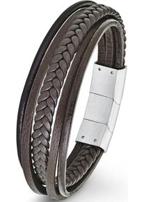 s.Oliver RED LABEL, Herren Armband, »SO1461/1«, Braun