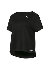 Puma, Damen T-Shirt 'Fusion', Schwarz / Wei&szlig;