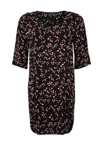 ZIZZI, Damen Kleid 'XMY AMY, 3/4, DRESS', Rot / Schwarz