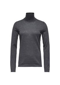 Tommy Hilfiger, Damen Pullover »GUVERA ROLL-NK SWTR«, Dunkelgrau