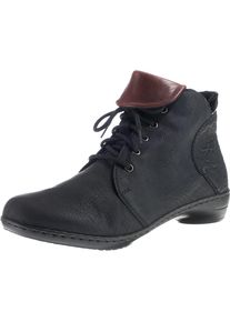 Rieker, Damen Winterstiefeletten, Blutrot / Schwarz
