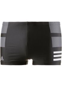 adidas Performance, Herren Kastenbadehose, Hellgrau / Schwarz / Wei&szlig;