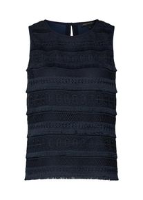 Banana Republic, Damen Top 'SL FRINGE SHELL', Navy