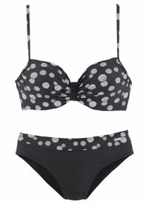 Lascana, Damen Bügel-Bikini, Marine / Weiß