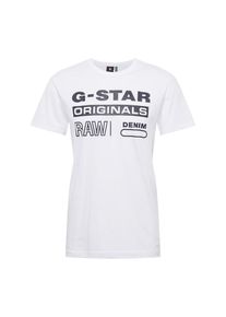 G-Star Raw, Herren Shirt 'Swando', Schwarz / Wei&szlig;