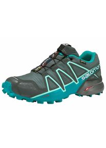Salomon, Damen Laufschuhe 'Speedcross 4', Dunkelgrau / Petrol
