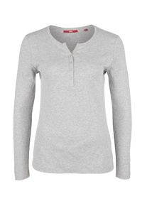 s.Oliver RED LABEL, Damen Langarmshirt, Grau
