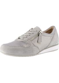 Gabor, Damen Sneakers Low, Grau / Silber