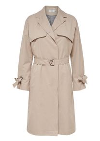 Only, Damen Langer Trenchcoat, Beige